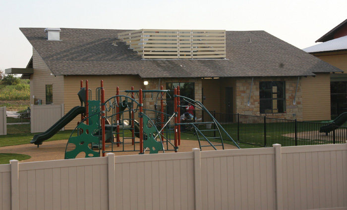 Playground and west wing